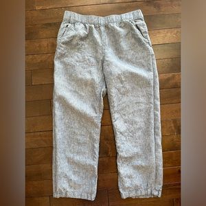 L.L. Bean Blue Linen Pants